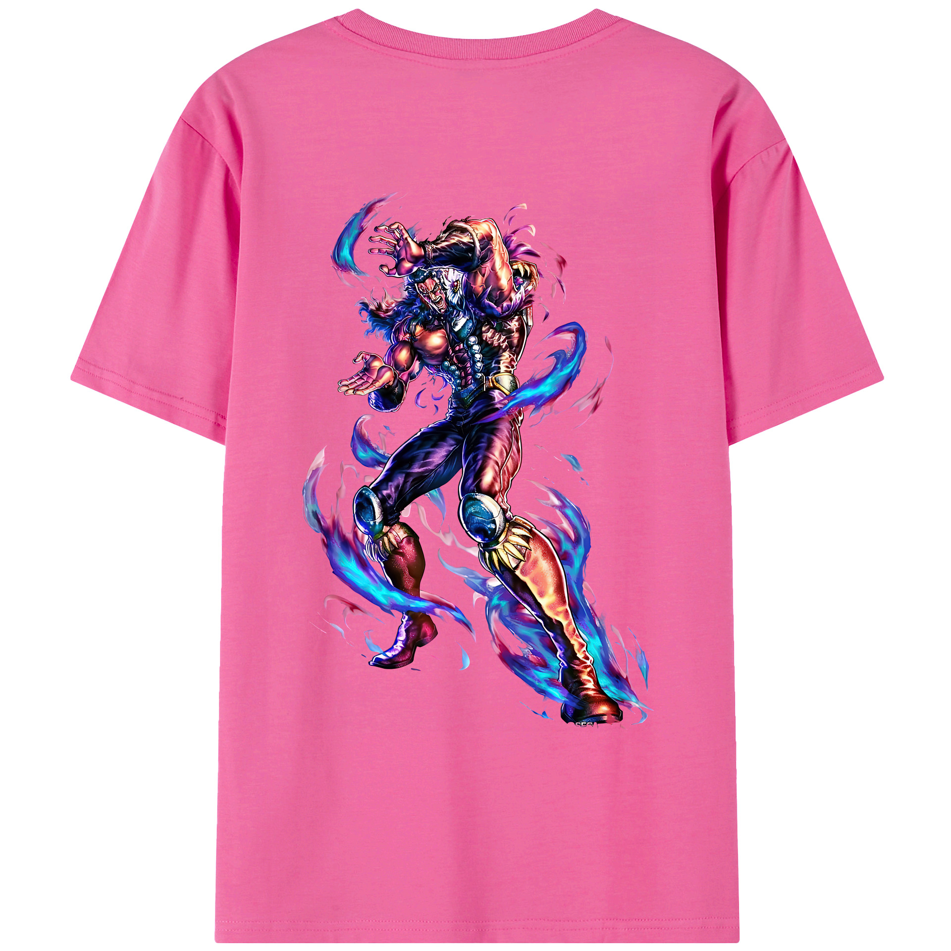 （画像用） 北斗の拳 Fist of the North Star レディース半袖Tシャツ(バックプリント)